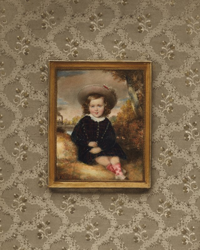 Portrait of Johann II, Prince of Liechtenstein, as a child, 1844  av after Moritz Michael Daffinger