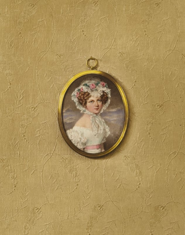 Portrait of a young Viennese woman  av after Moritz Michael Daffinger