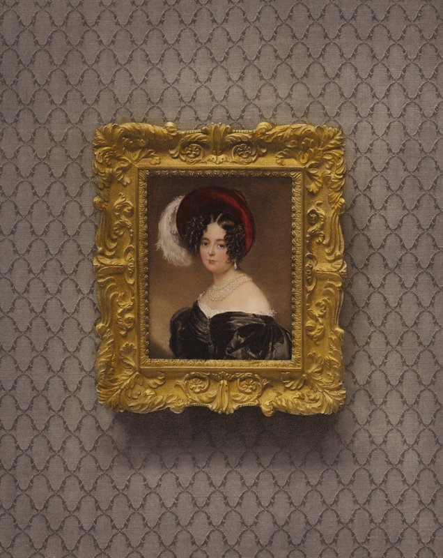 Portrait of an unknown lady  av after Moritz Michael Daffinger