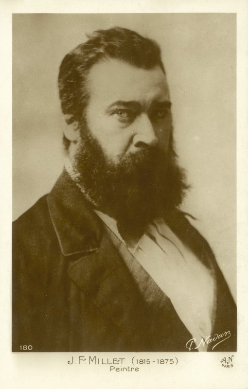 Jean-Francois Millet, fransk målare av after Nadar