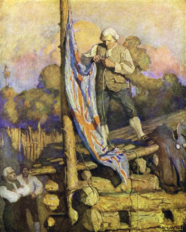 Illustration för Treasure Island av after Newell Convers Wyeth