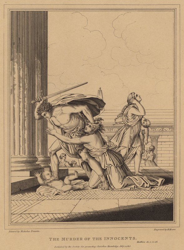 Mordet på de oskyldiga, Matthew av after Nicolas Poussin