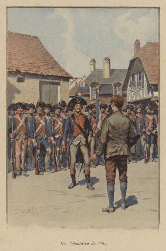En volontär från 1792 av after Paris