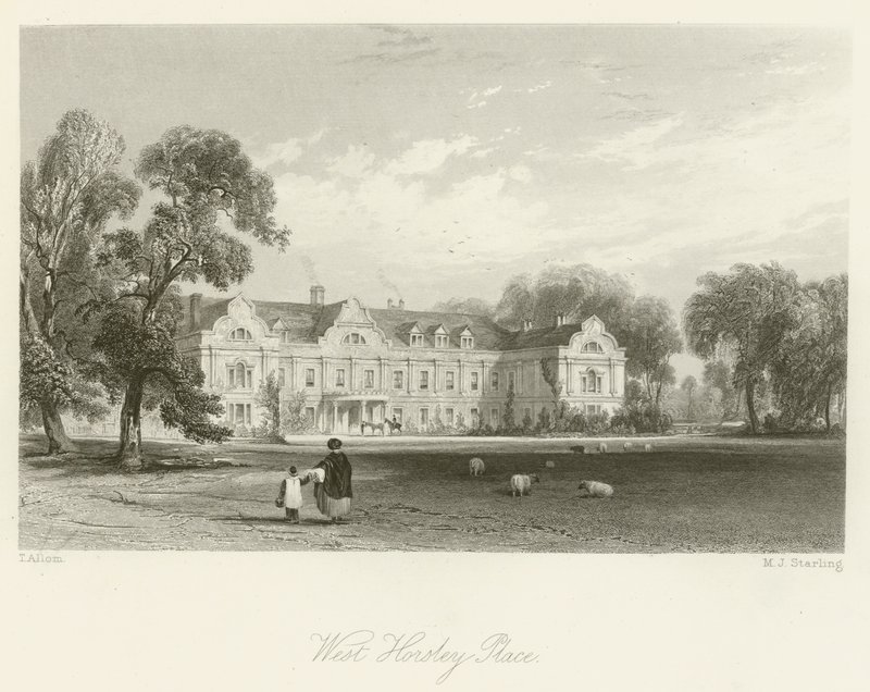West Horsley Place av after Thomas Allom