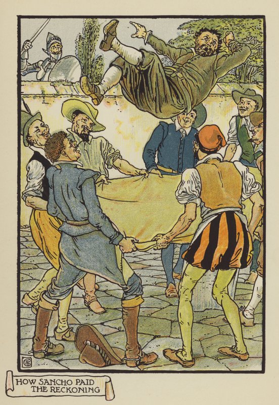 Hur Sancho betalade avräkningen av after Walter Crane