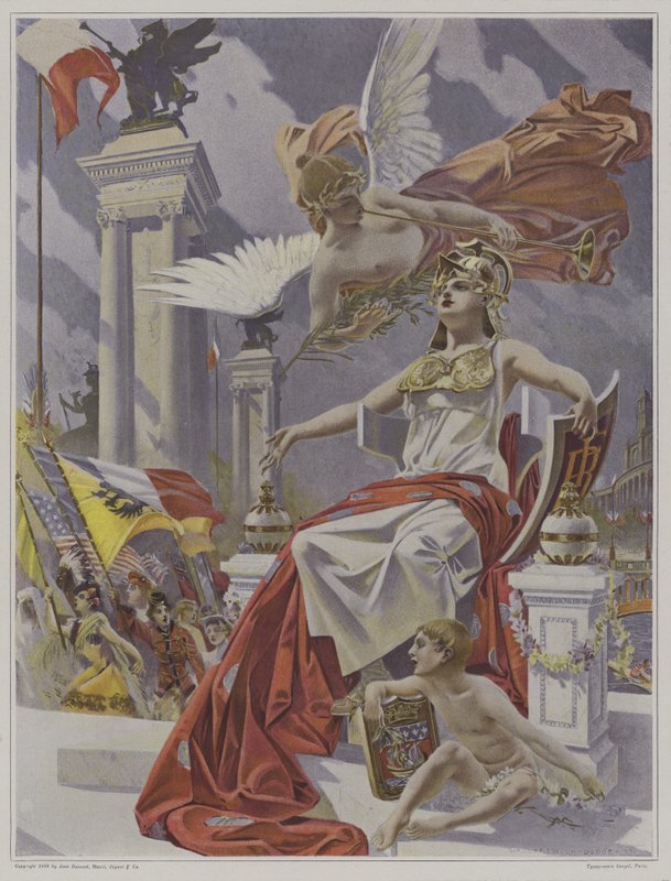 Universell utställning 1900, Paris av after William de Leftwich Dodge