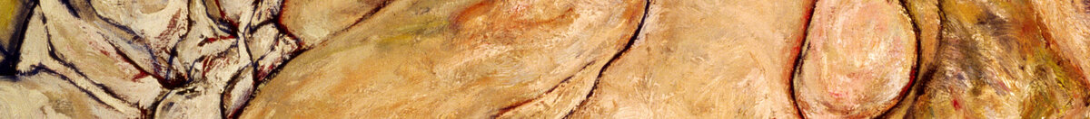 Omfamningen, 1917 (Egon Schiele), Detail: Rücken der Frau