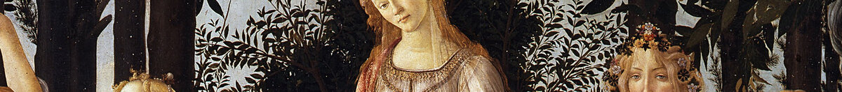 Våren (Sandro Botticelli), Detail: Venus mit erhobener Hand