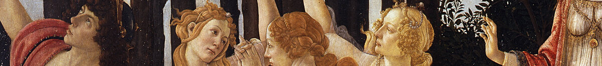 Våren (Sandro Botticelli), Detail: Die drei Grazien