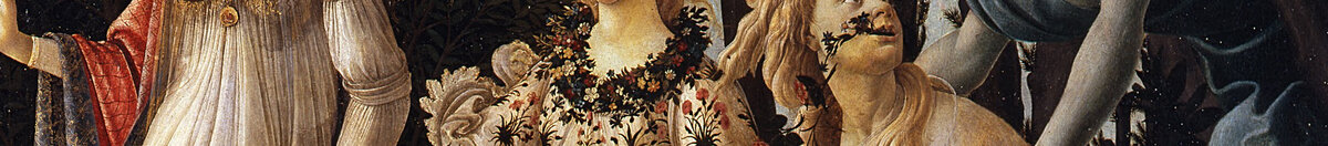 Våren (Sandro Botticelli), Detail: Flora im Blumenkleid
