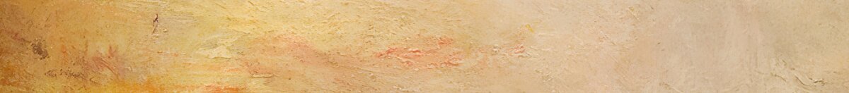 Solnedgång över sjön (Joseph Mallord William Turner), Detail: Rosa Wolkenstreifen im Zentrum