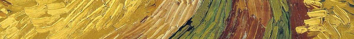 Vetefält med kråkor (Vincent van Gogh), Detail: Gabelung des Feldwegs