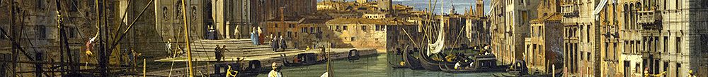 Ingången till Canal Grande, Venedig (Giovanni Antonio Canal)