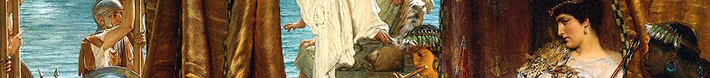 The Meeting of Antony and Cleopatra (Lawrence Alma Tadema)