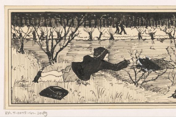 A. Tinbergen (signed by artist)