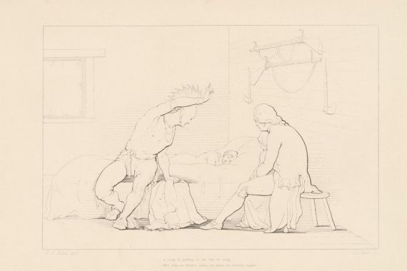 Lumb Stocks, after George Elgar Hicks