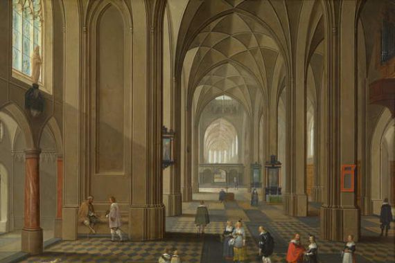 Pieter and Coques Gonzales (1614-84) Neefs II