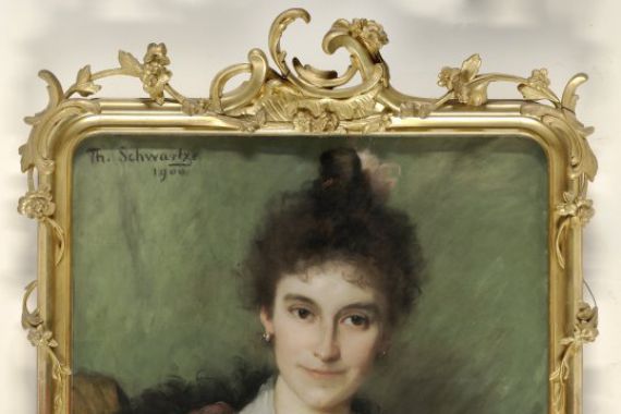 Thérèse Schwartze (signed by artist)