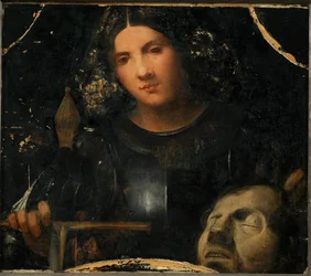 Giorgione efterföljare (målning på trä)