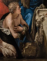 Davids smörjelse, detalj