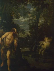 Herkules, Deianeira och kentauren Nessus,1586 (olja på duk)