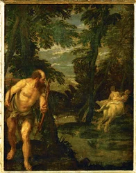 Herkules, Dejaneira och kentauren Nessus (målning på duk)