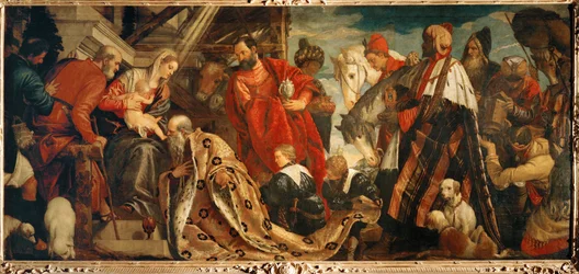The Adoration of the Magi (målning på duk)