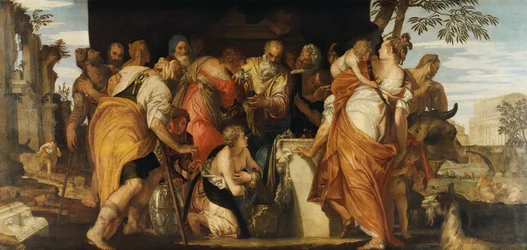The Anointment of David, c.1555 (olja på duk)