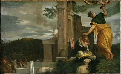 Offrandet av Isak (målning på duk)