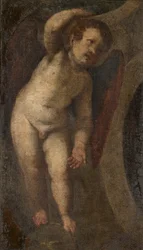 A Standing Putto, c.1548-88 (olja på duk)