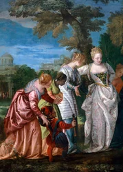Mose räddad ur vattnet av Paolo Veronese (1528-1588)
