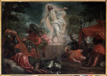 The Resurrection, c.1580 (olja på duk)