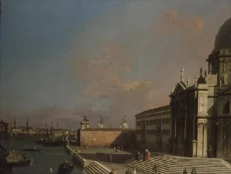Ingången till Canal Grande, Venedig