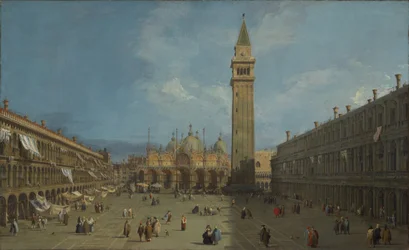 Piazza San Marco, ca 1730 (olja på duk)