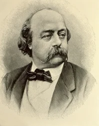 FLAUBERT, Gustave (1821-1880). Engelsk författare. Gravyr