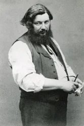 Gustave Courbet (svartvitt foto)