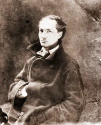 Porträtt av Charles Baudelaire, författare (1821-1867) - Fotografi av Nadar (Felix Tournachon)