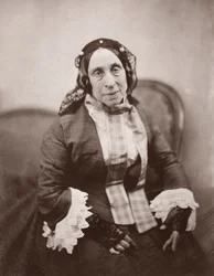 Porträtt av Madame Desbordes Valmore (Marceline Felicite Josephine Desbordes-Valmore