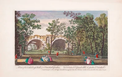Centre cross walk, Vauxhall Gardens, London