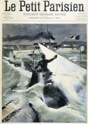 Upplevelse av ubåten "" Le Morse"" - i "" Le Petit Parisien"" från 1901-08-11