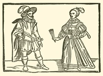 Illustration till The Roxburghe Ballads (träsnitt)