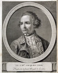 Kapten James Cook, medlem av Royal Society of London