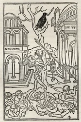 Illustration till "Prayers for the Dead", ur "A Catalogue of a Collection of Engravings, Etchings and Woodcuts", av Richard Fisher, utgiven 1879 (litografi)