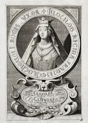 Porträtt av drottning Clotilde