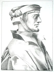 Agrippa von Nettesheim (1486-1535) kopia av en illustration från 