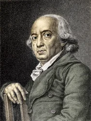 Porträtt av Johann Gottfried von Herder Tysk poet och filosof - Porträtt av den tyska författaren och filosofen Johann Gottfried Herder (1744-1803) - Gravyr Privat samling