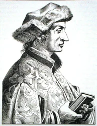 Porträtt av Sebastien Brant (ca 1485-1521), från 