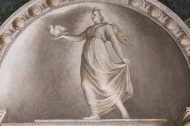 Diana Lucifera, detalj av lunetterna