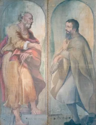 Saint Joseph och en hängiven