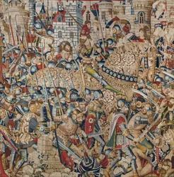 The Trojan War: The Destruction of Troy, c.1470 (gobeläng)